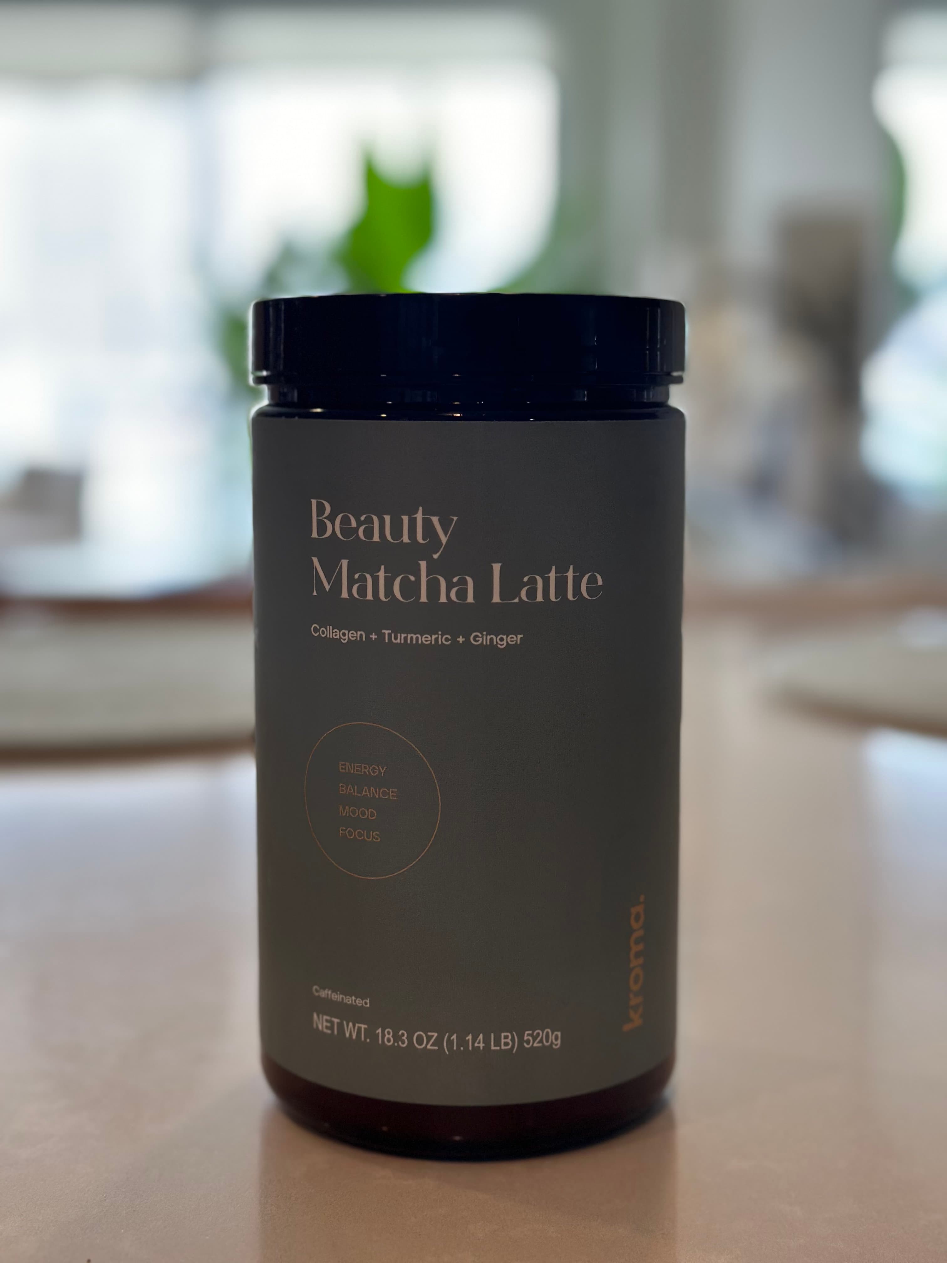 another photo of kroma's beauty matcha latte